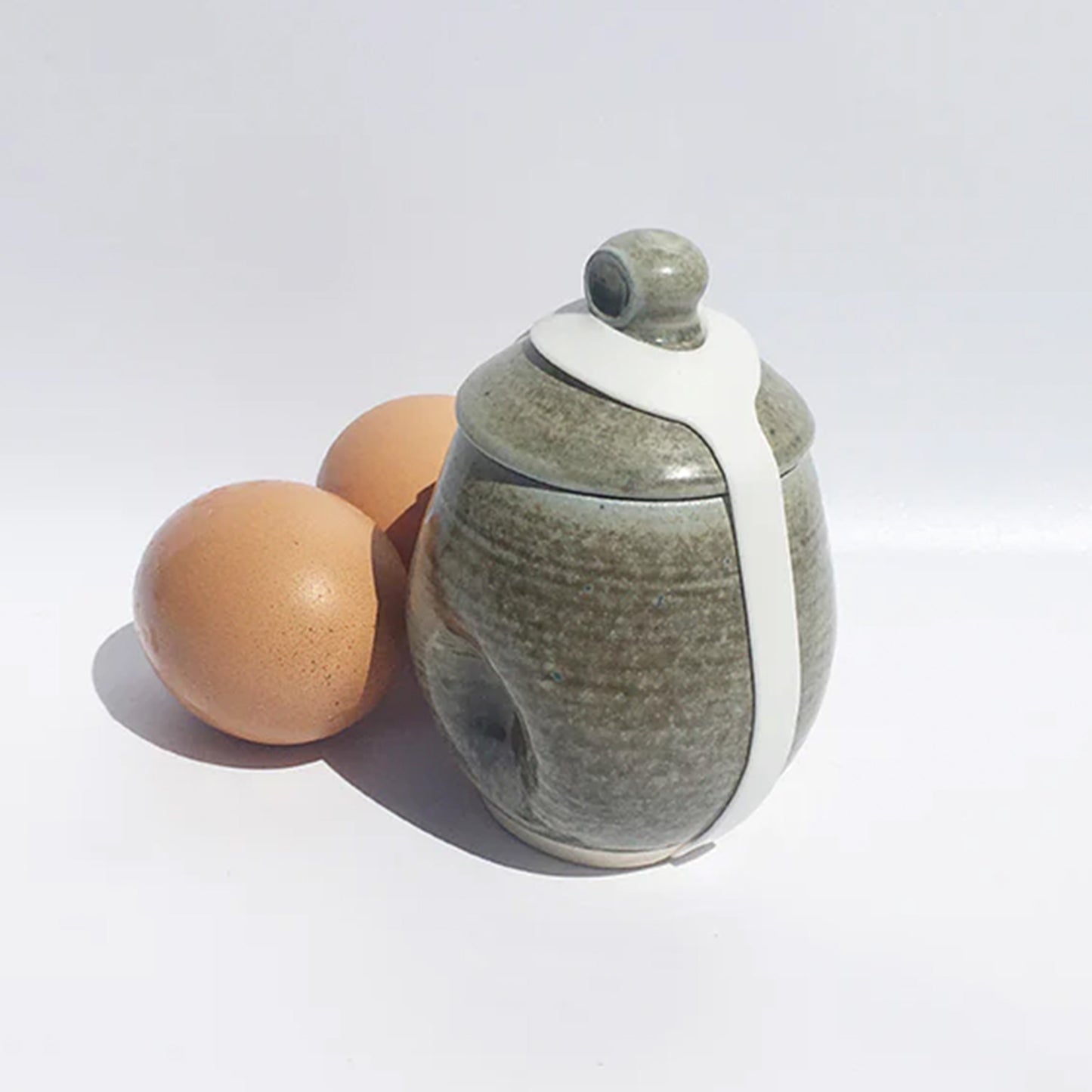 AggCoddler Lea Love Porcelain Multi-Purpose 3-Piece Gourmet Egg Cooker Set - AggCoddlerUSA