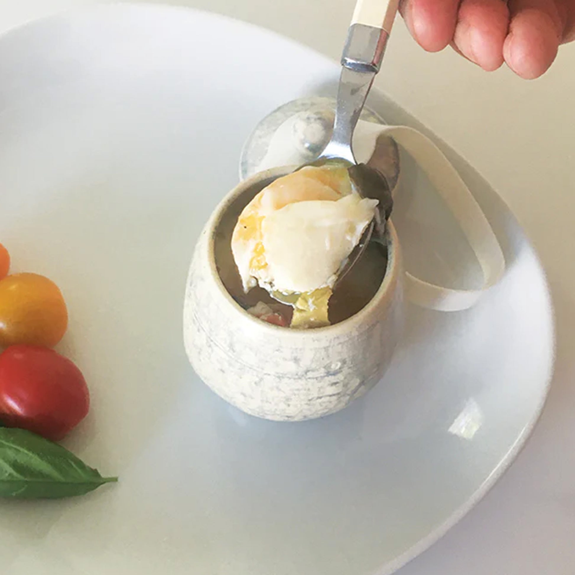 AggCoddler Lea Love Porcelain Multi-Purpose 3-Piece Gourmet Egg Cooker Set - AggCoddlerUSA